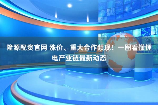 隆源配资官网 涨价、重大合作频现！一图看懂锂电产业链最新动态